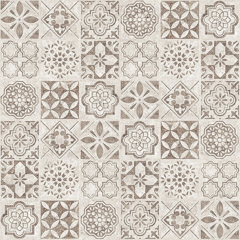 GÜRAL SERAMK 60X60 MOTİVE NATURAL REKTİFİYELİ -60X60 MAT168